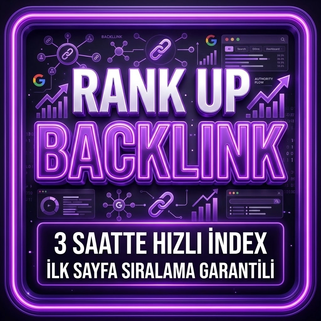 RankUp Seo Backlink Paketi | %100 Ana Sayfa Garantili